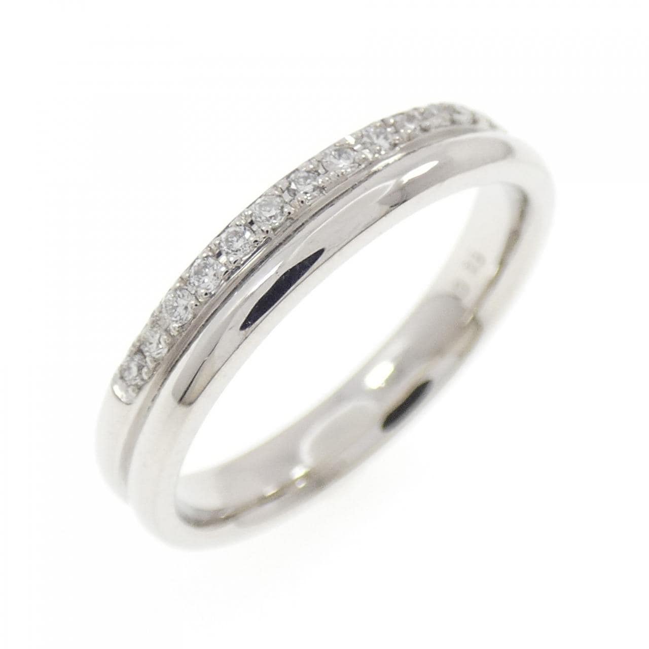 K18WG ダイヤモンド リング 0.18CT