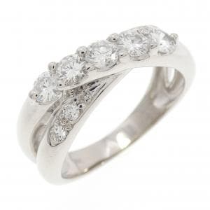 18KWG ダイヤモンド リング 0.70CT