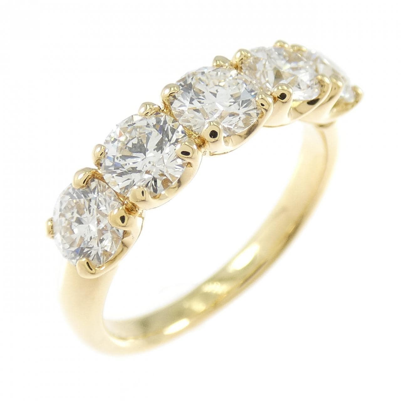 【リメイク】K18YG ダイヤモンド リング 1.661CT F-G SI2 EXT