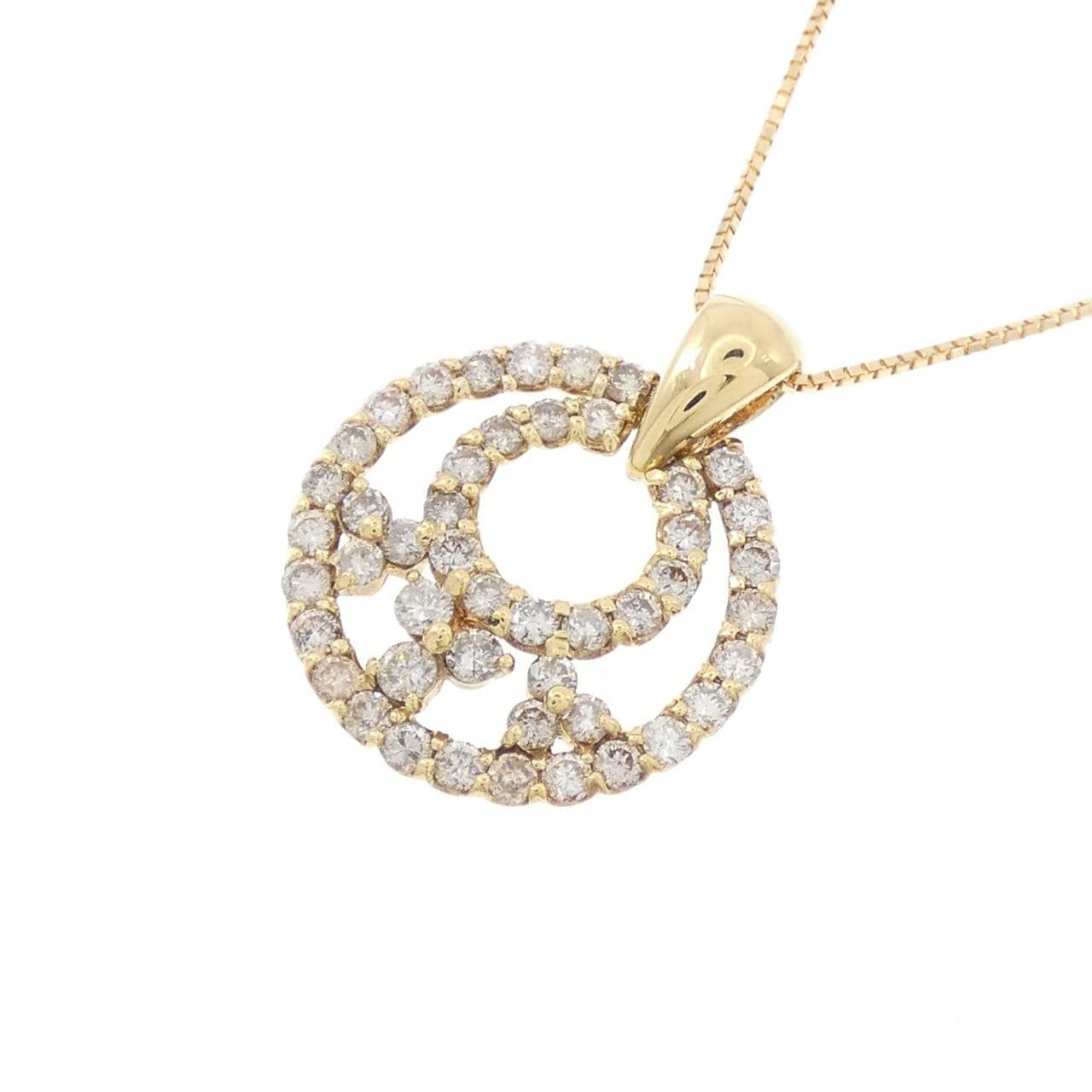 K18YG ダイヤモンド ネックレス 1.00CT