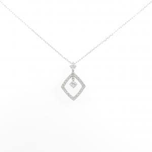 K18WG ダイヤモンド ネックレス 0.40CT