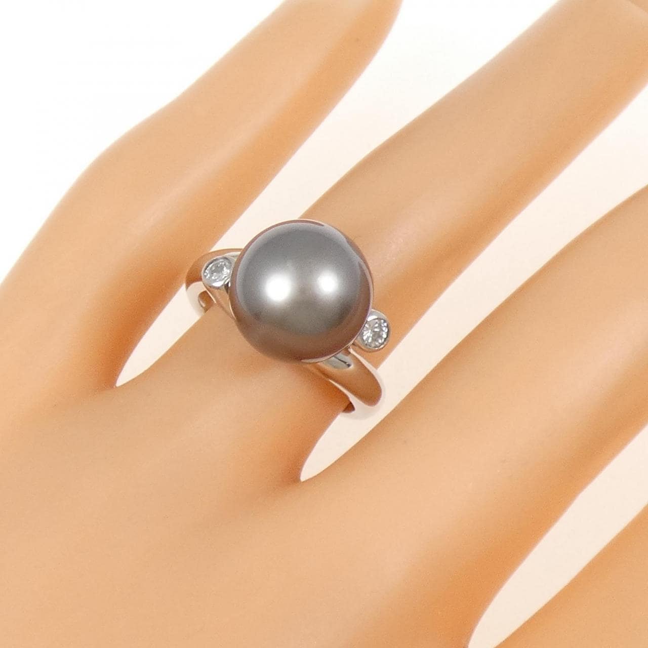 PT900 黒蝶パール リング 11.2mm