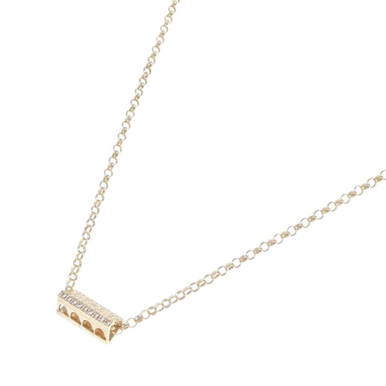 アガット ダイヤモンド ネックレス 0.05CT