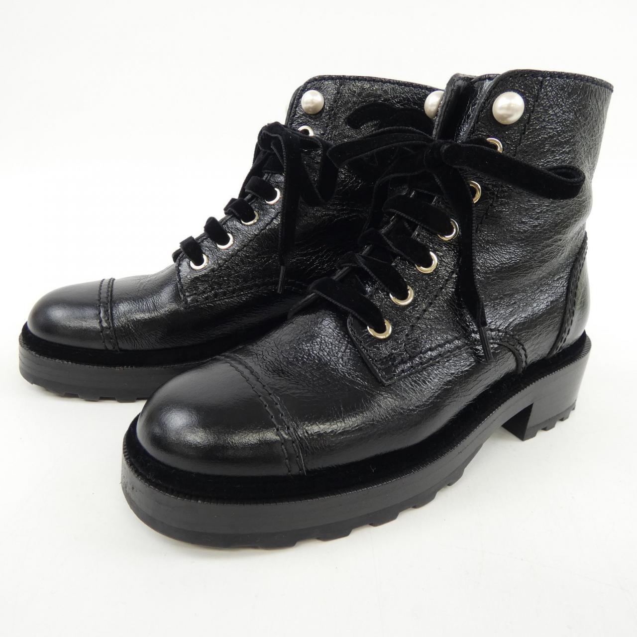 シャネル CHANEL レースアップ LACE-UP G35154X56195 ブーツ