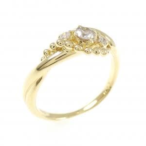K18YG ダイヤモンド リング 0.15CT