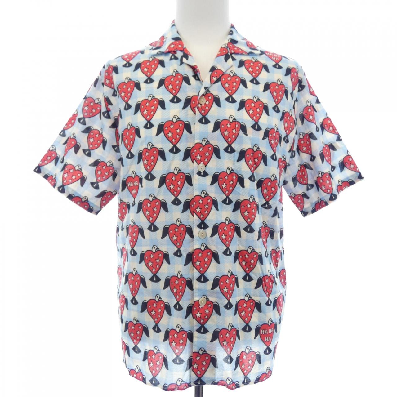 グッチ GUCCI HAHAHA 718033 ZAK3J S／Sシャツ