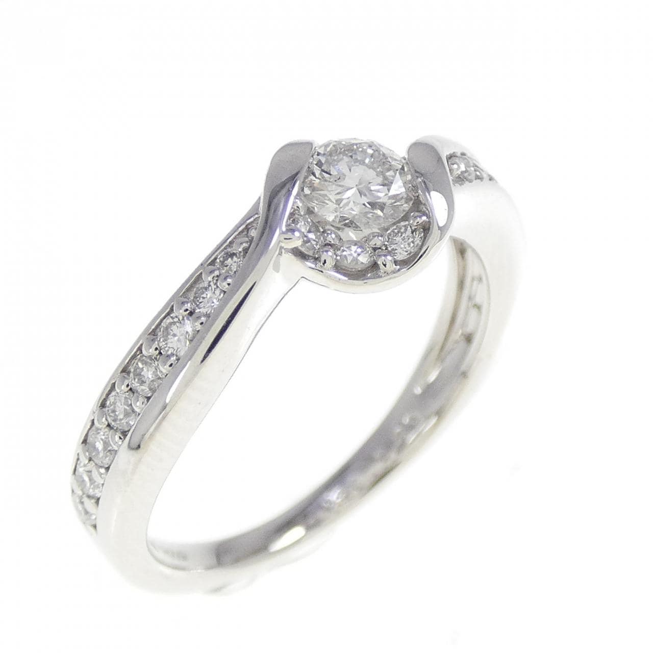 PT900 Diamond Ring 0.20CT
