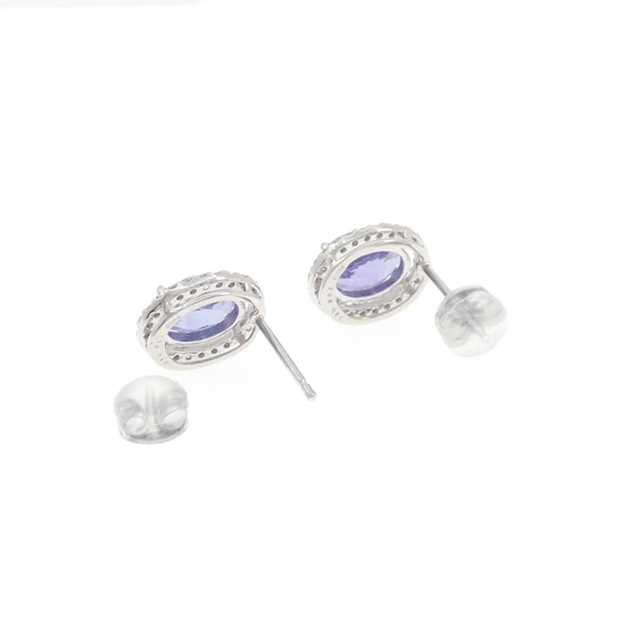 PT900 Tanzanite Earrings 2.6CT