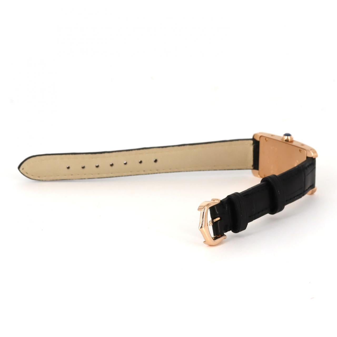 Cartier Tank American SM PG W2607456 PG/RG Quartz