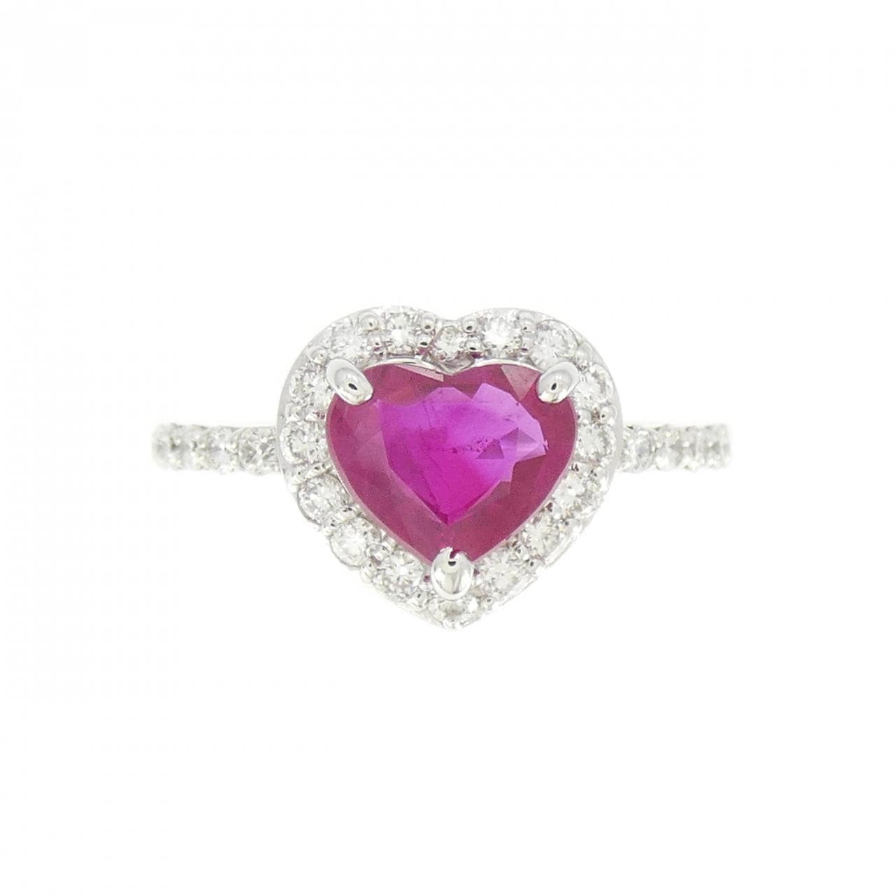 PONTE VECCHIO Heart Ruby Ring 1.32CT