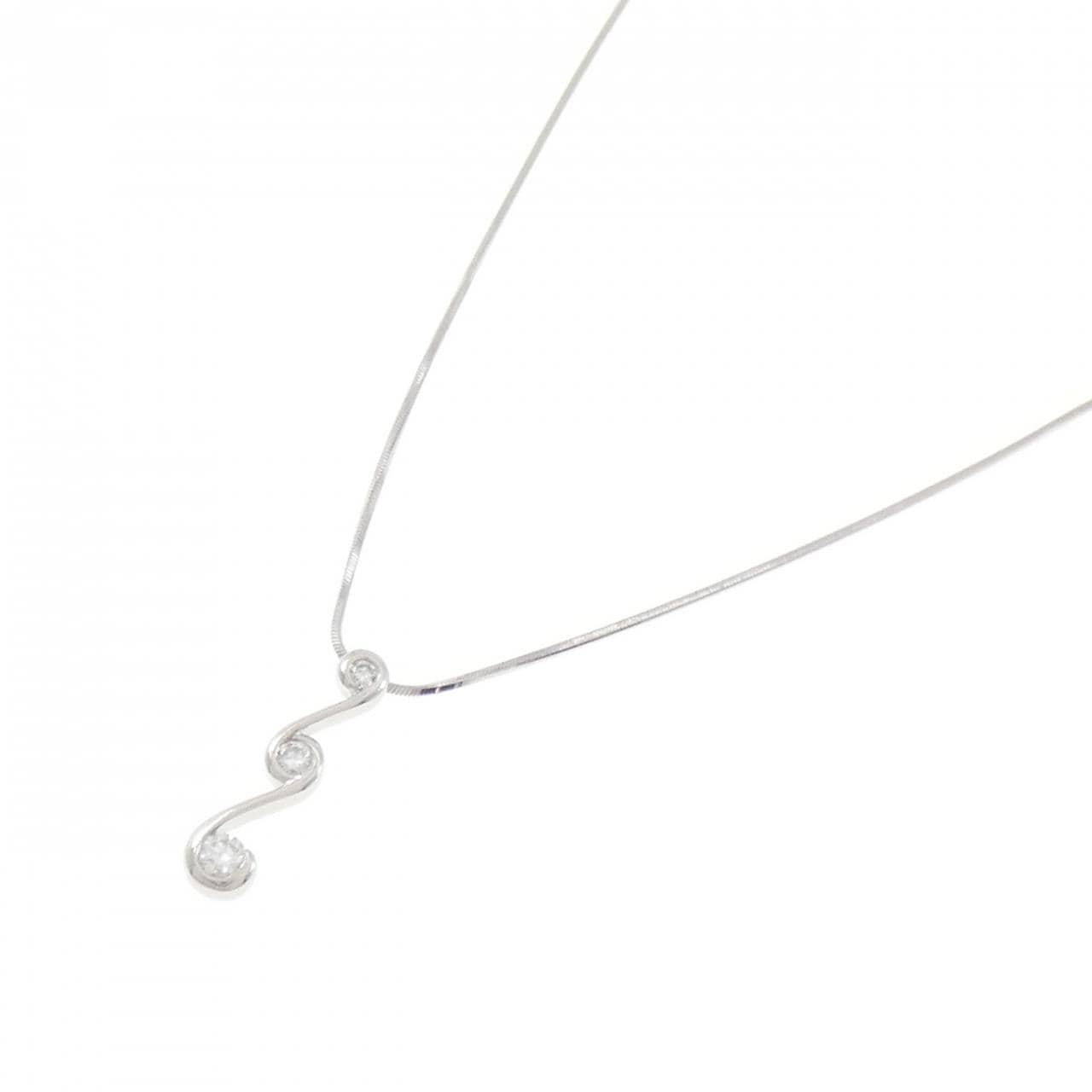 PT900/PT850 ダイヤモンド ネックレス 0.24CT