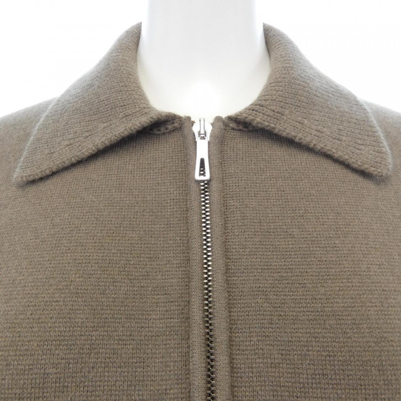 エルメス HERMES レザーディテール パッチポケット 6E2223D3 ジャケット