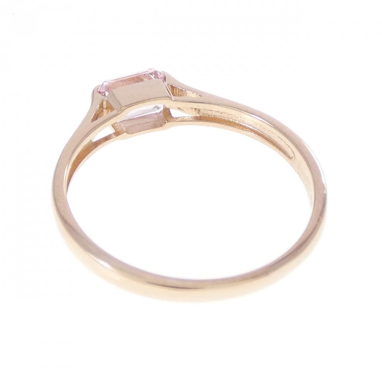 K18PG モルガナイト リング 0.40CT