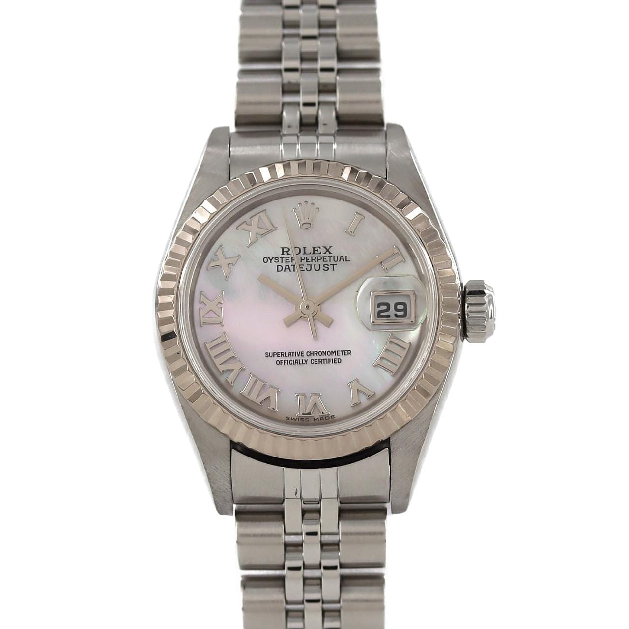 ロレックス デイトジャスト 79174NR SSxWG 自動巻 D番