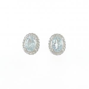 PT900 アクアマリン ピアス