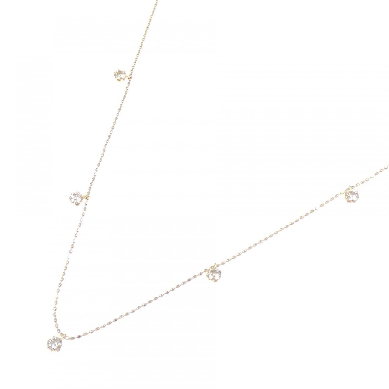 K18YG ダイヤモンド ネックレス 0.50CT