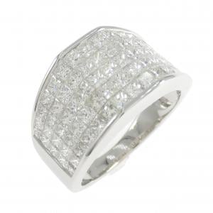 K18WG ダイヤモンド リング