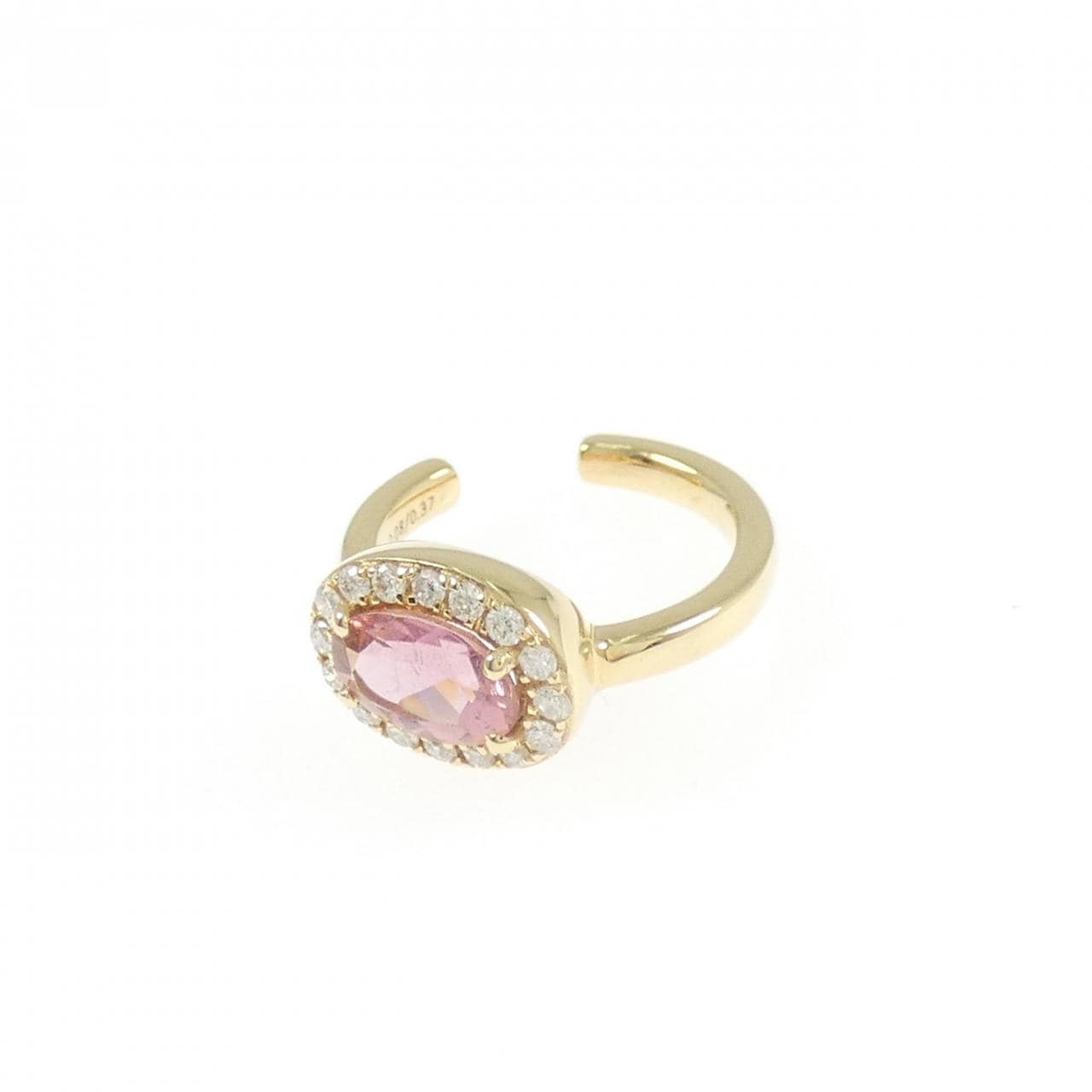 【新品】K18YG サファイヤ イヤーカフ 0.37CT 片耳