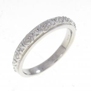 PT950 ローズ ダイヤモンド リング 0.12CT