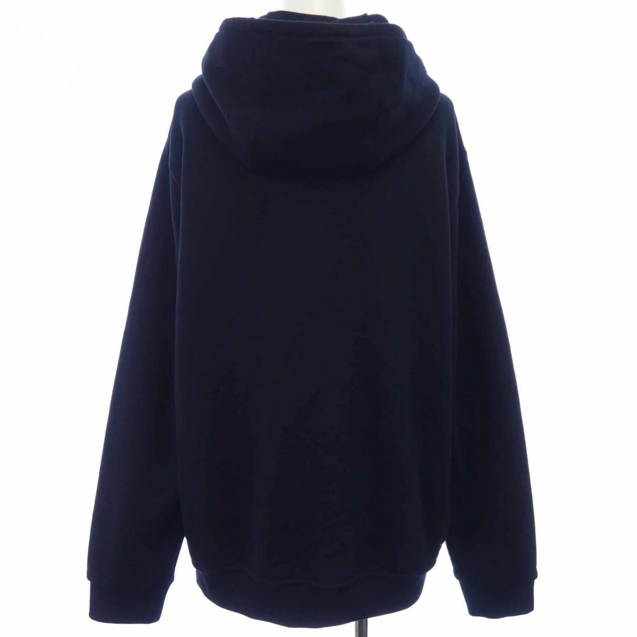 エルメス HERMES フーデッドパーカ レザーパッチ　シュヴォー･アン･シンメトリー *31-5764 パーカー