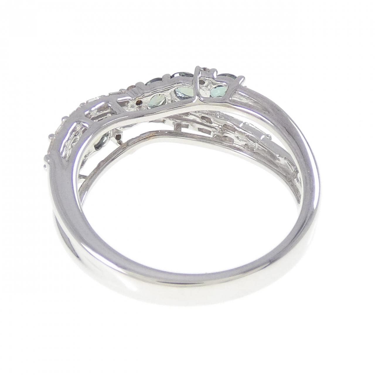 K18WG アレキサンドライト リング 0.60CT