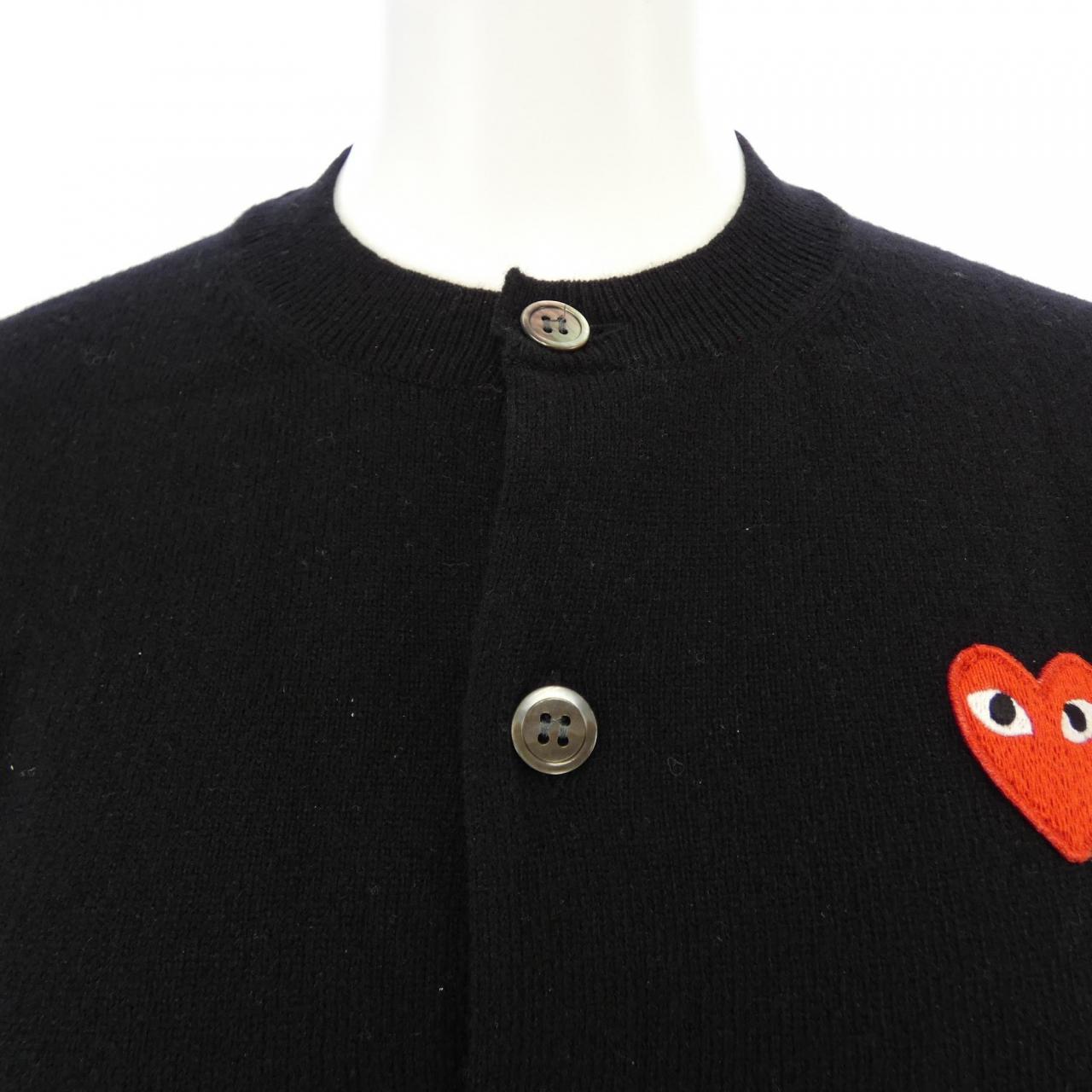 プレイコムデギャルソン PLAY COMME des GARCONS AX-N007 カーディガン