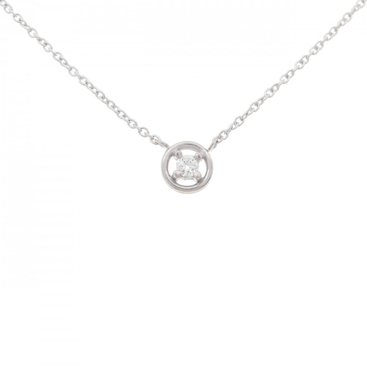 PT ダイヤモンド ネックレス 0.12CT