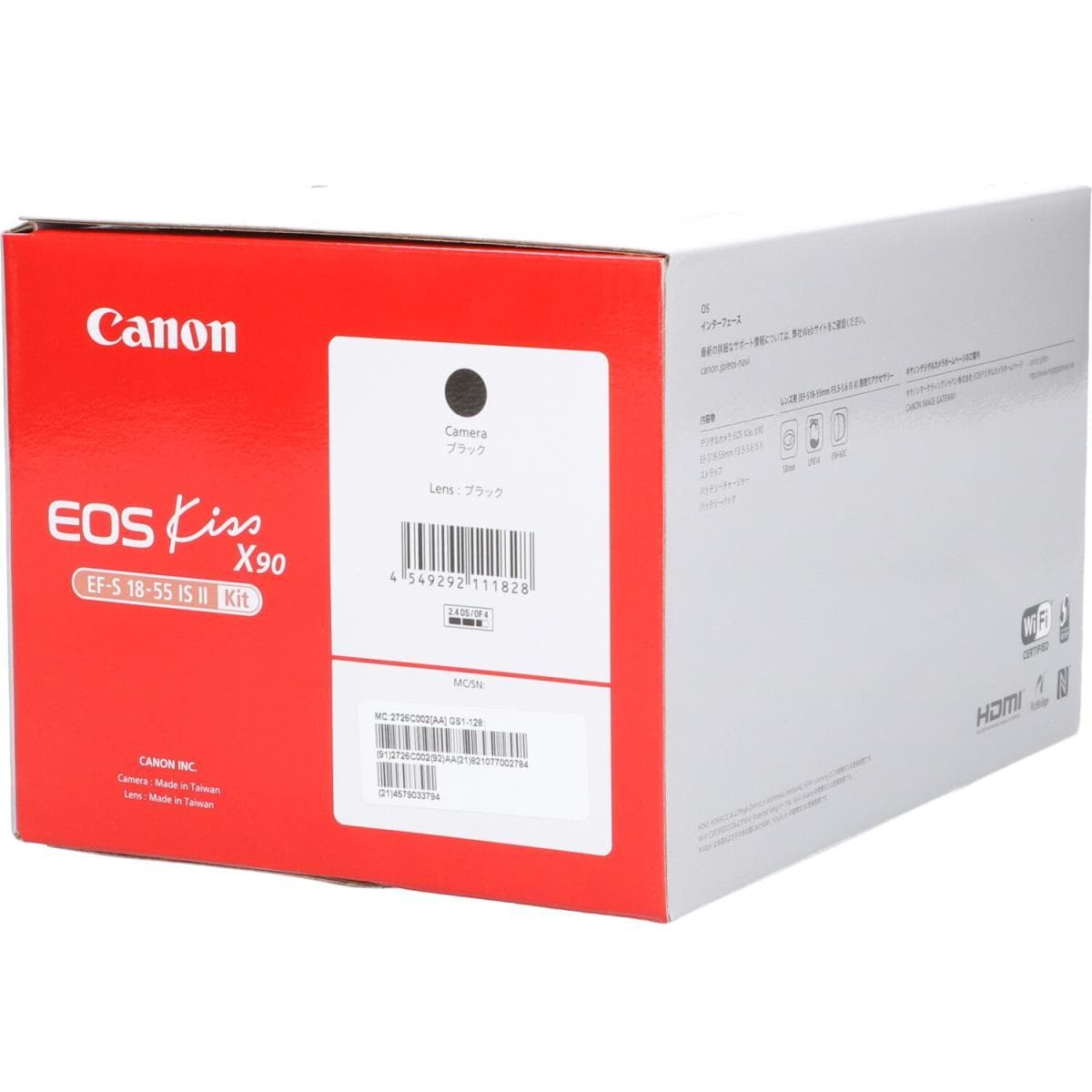 [未使用品] CANON EOS KISS X90 18-55ISⅡKIT