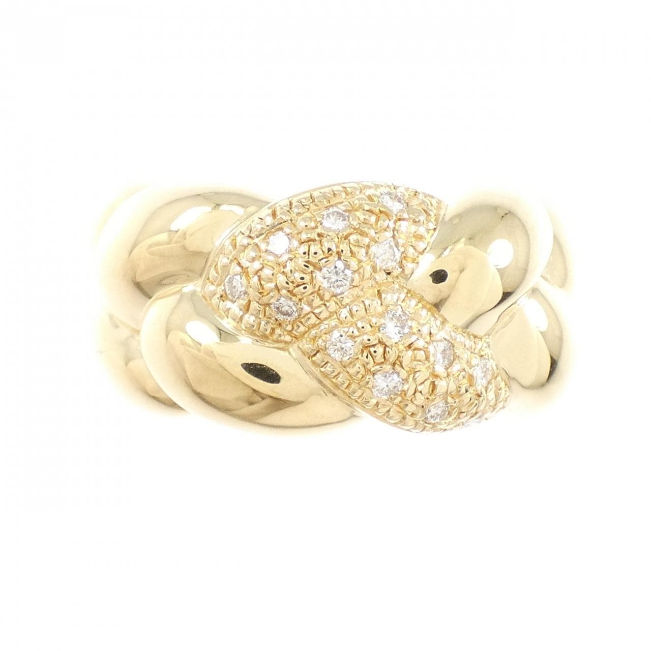 K18YG ダイヤモンド リング 0.14CT