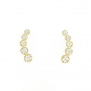 【リメイク】K18YG ダイヤモンド ピアス 0.20CT