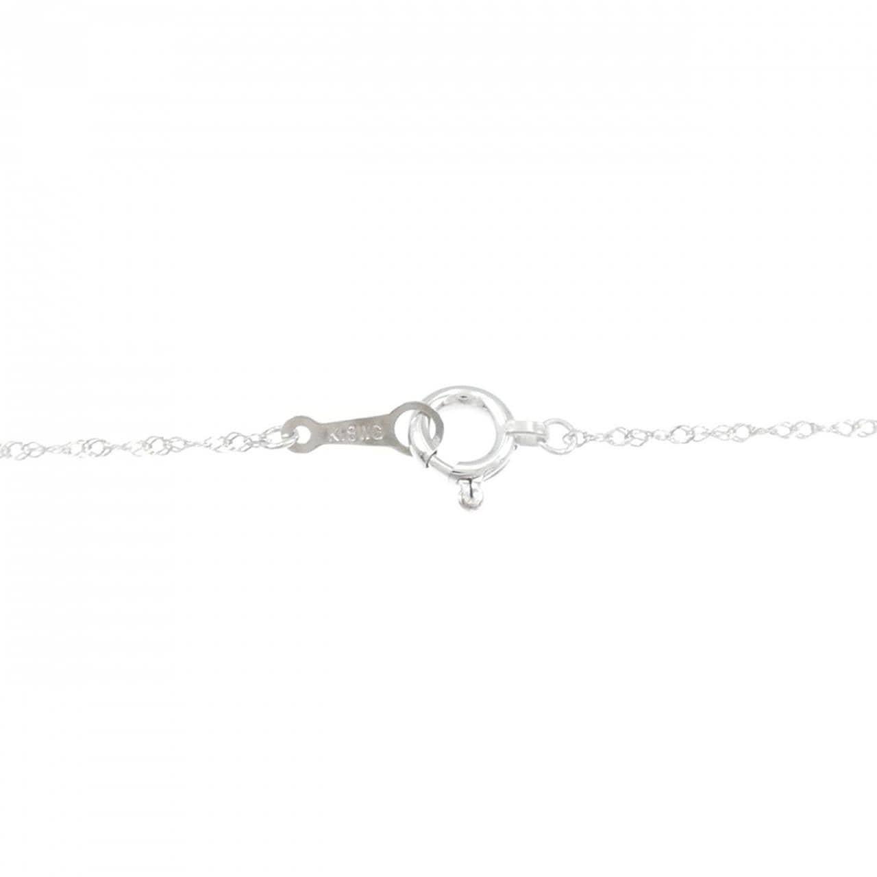 K18WG サファイヤ ネックレス 0.50CT
