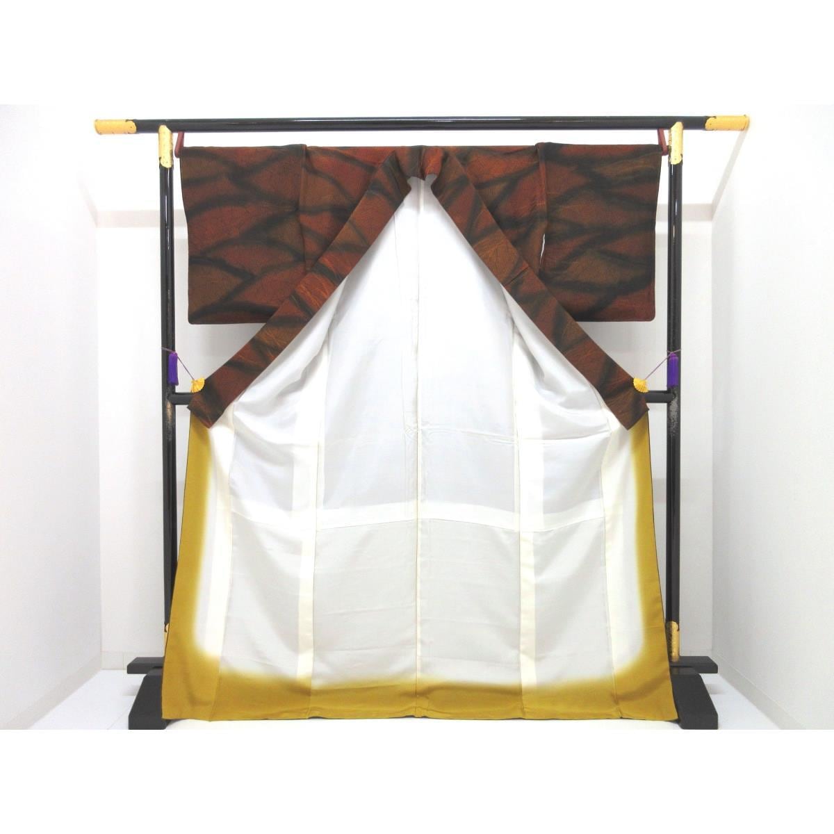 【未使用品】小紋　身幅Ｌ寸