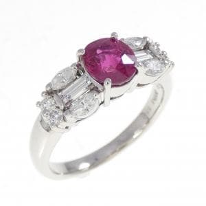 PT900 ルビー リング 1.33CT