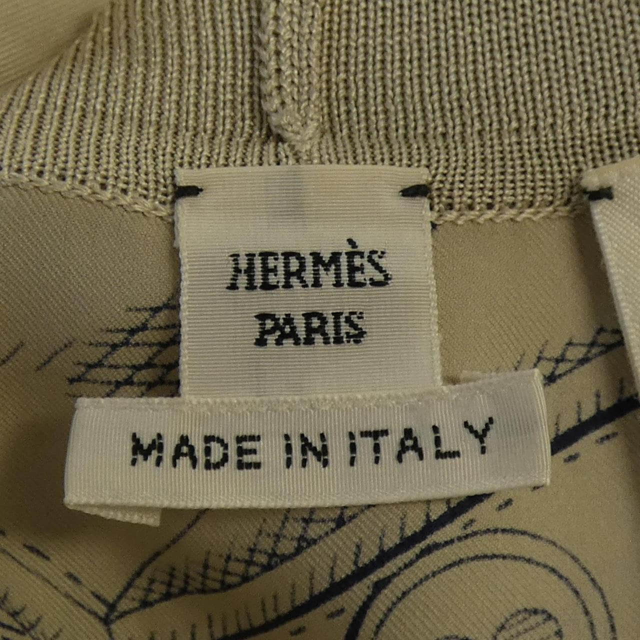 エルメス HERMES ZOUAVES ET DRAGONS *17-7762 ツイルレーヌ ロングカーディガン