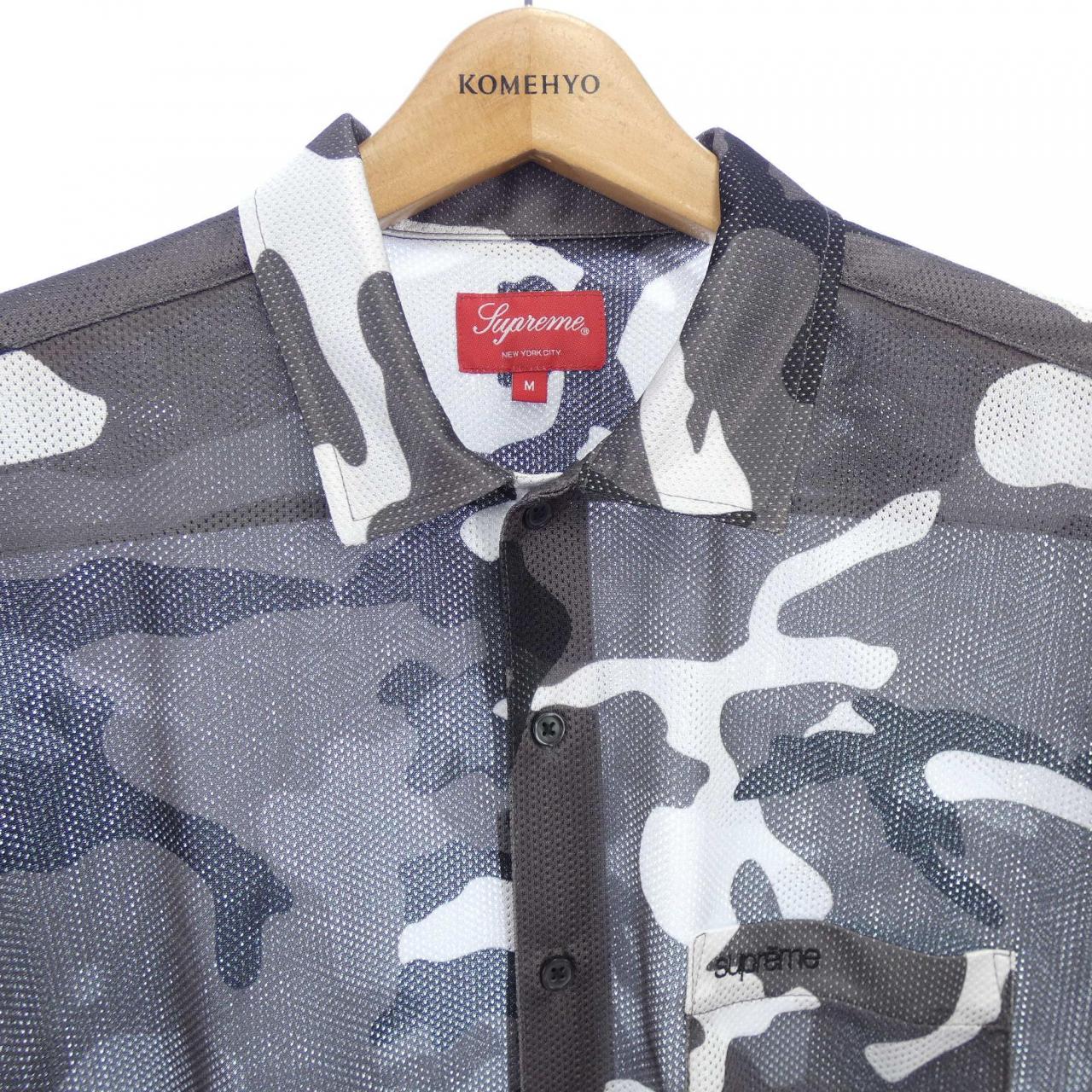 シュプリーム SUPREME Camo Mesh S/S Shirt S／Sシャツ