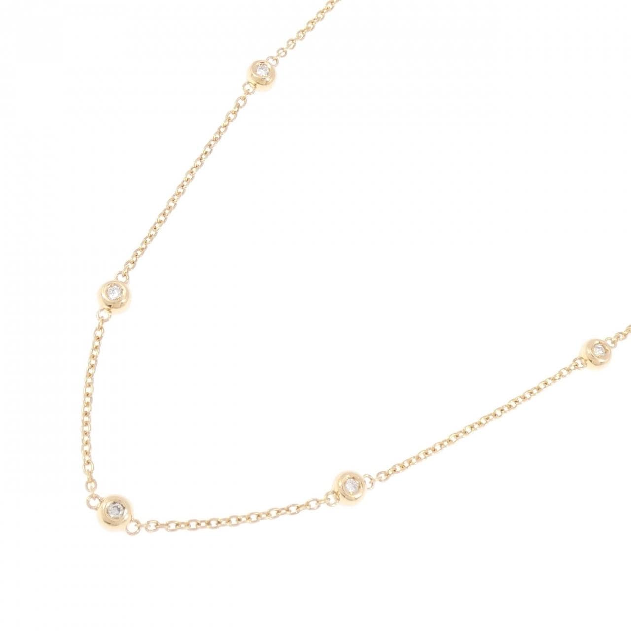 K18YG ダイヤモンド ネックレス 0.30CT