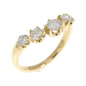 K18YG ダイヤモンド リング 0.50CT