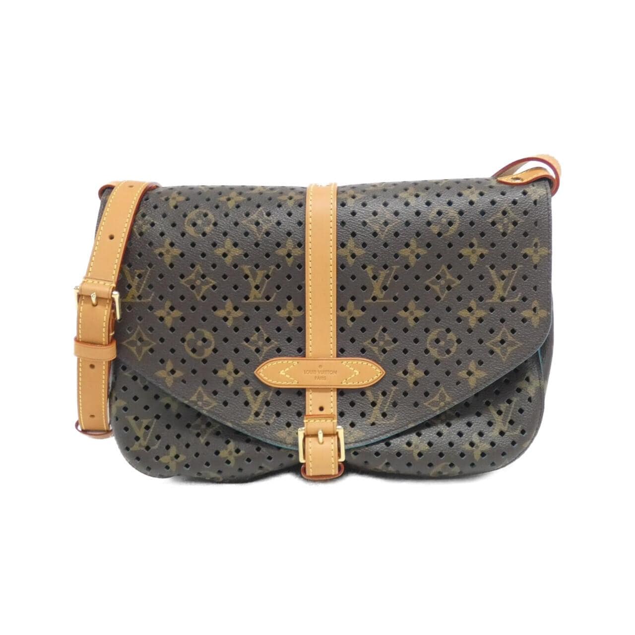 LOUIS VUITTON Monogram Flore Saumur M93998 Shoulder Bag