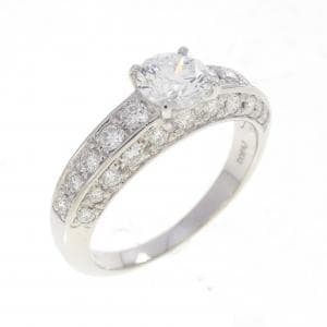 PT900 ダイヤモンド リング 0.523CT D SI1 VG