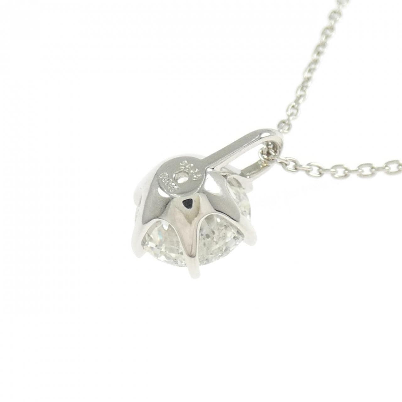【リメイク】PT900/PT850 ダイヤモンド ネックレス 2.083CT H I1 Good