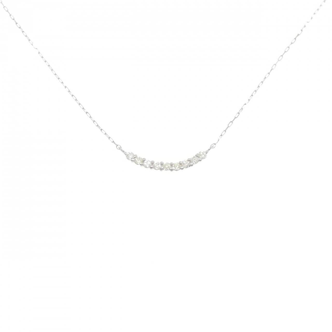 【新品】PT900 ダイヤモンド ネックレス 0.10CT