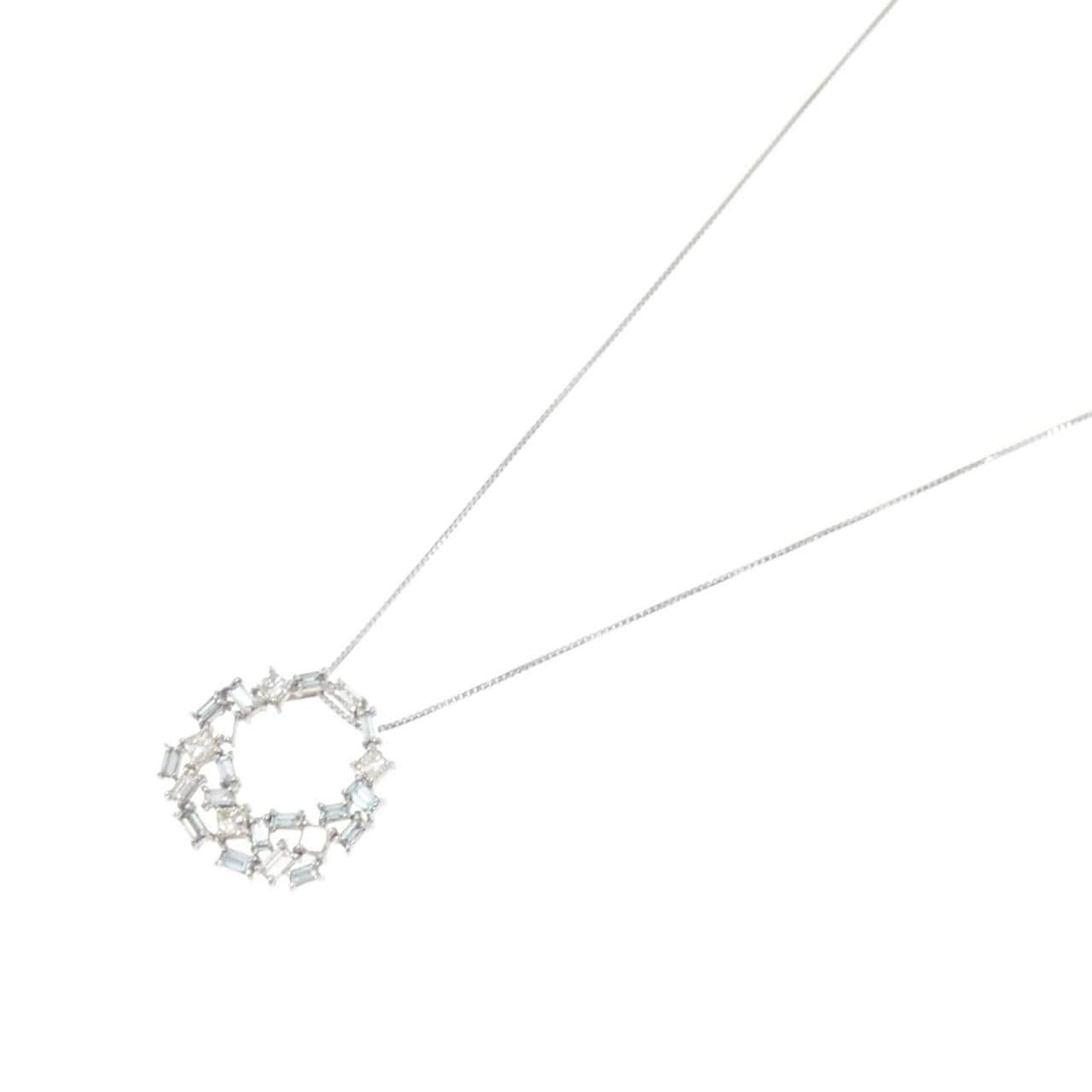 PT900/PT850 ダイヤモンド ネックレス 0.45CT