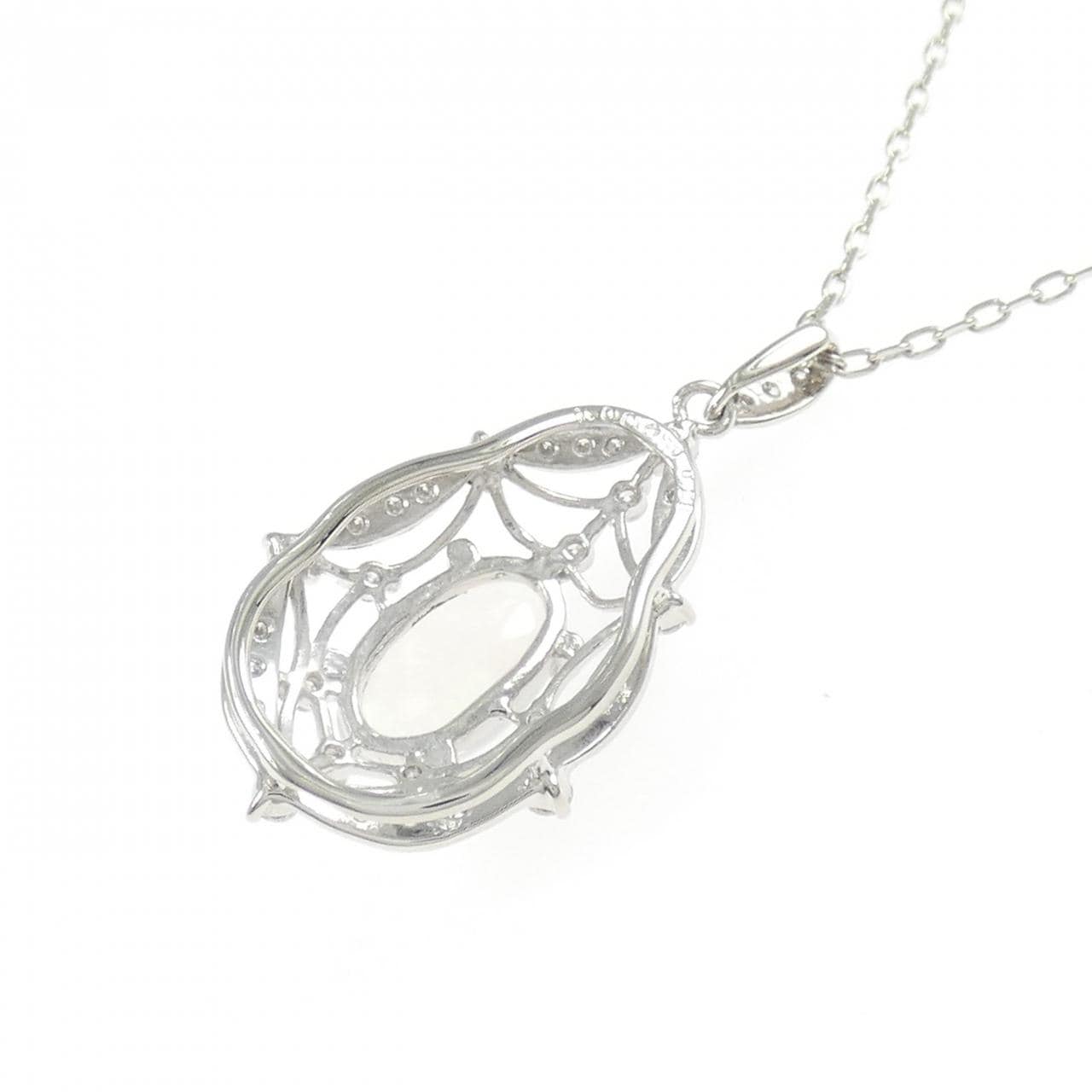 PT900/PT850 オパール ネックレス 1.00CT