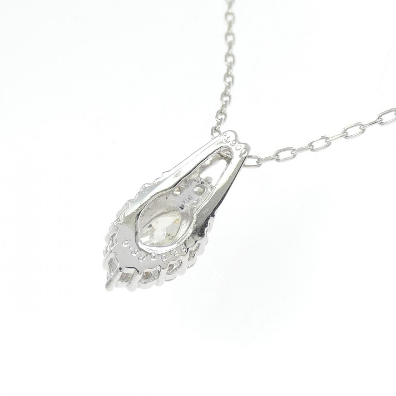PT900/PT850 ダイヤモンド ネックレス 0.38CT