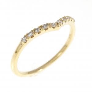 K18YG ダイヤモンド リング 0.09CT