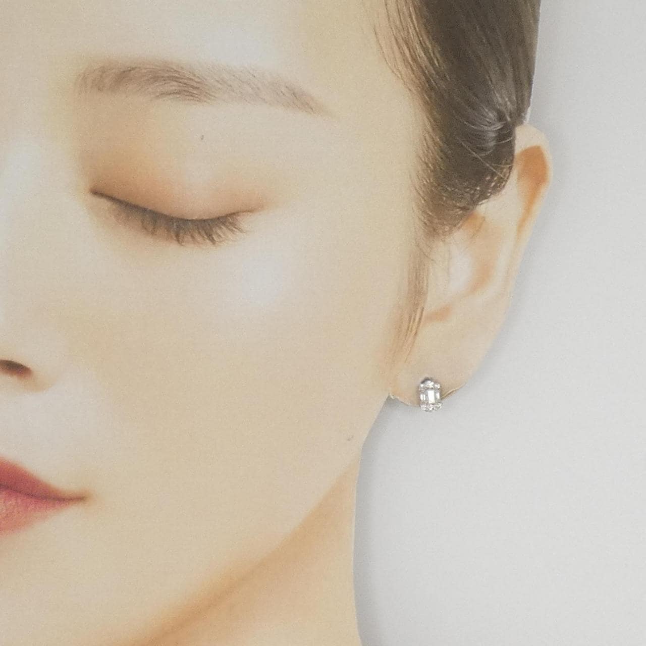 PT900 ダイヤモンド ピアス 0.40CT