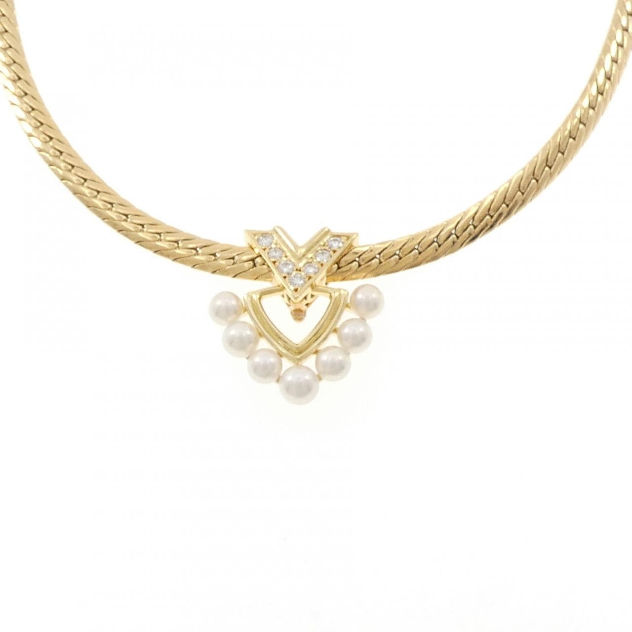 ミキモト カラーストーン ネックレス