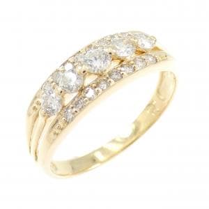K18YG ダイヤモンド リング 0.50CT