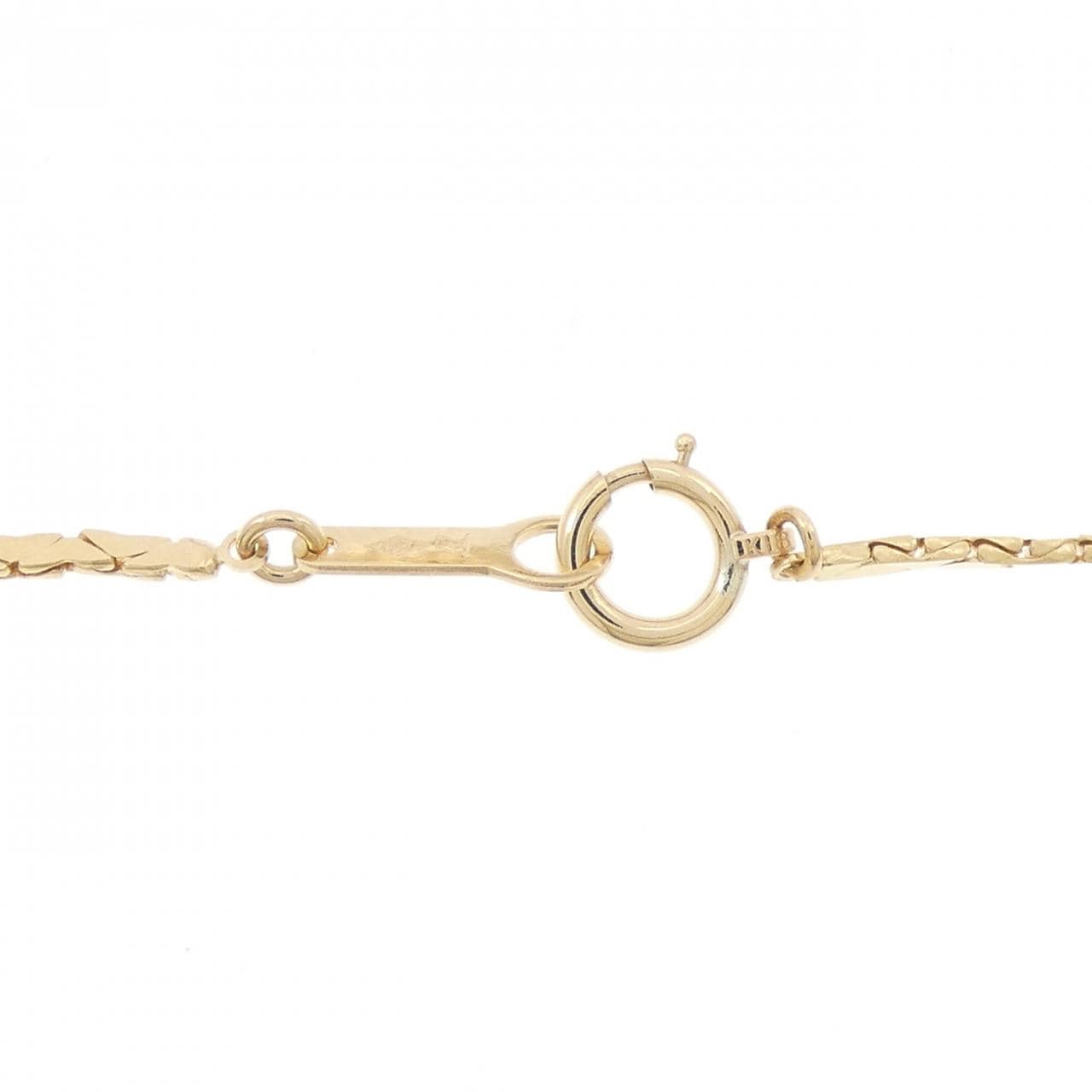 K18YG ダイヤモンド ネックレス 0.32CT