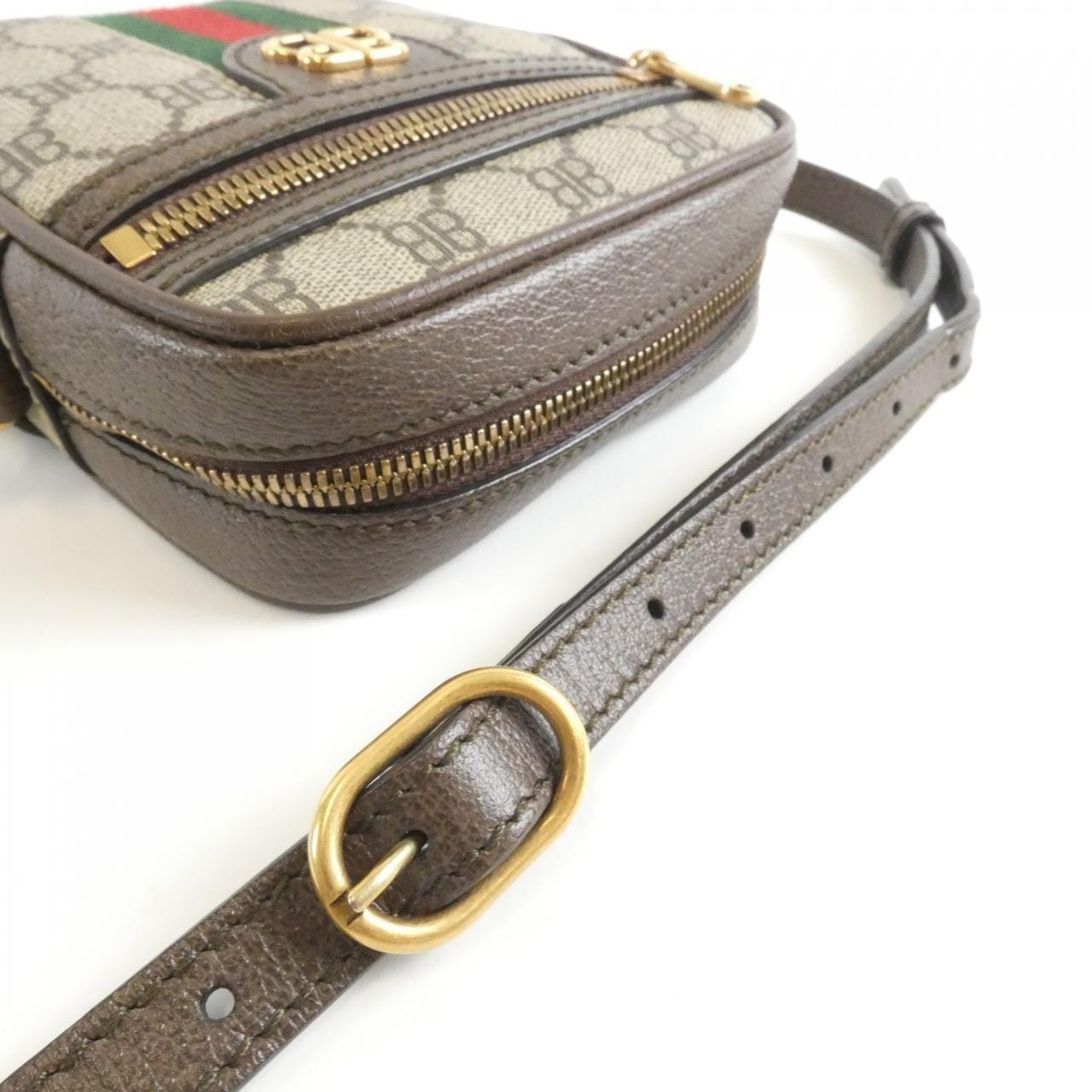 バレンシアガ BALENCIAGA×GUCCI ハッカー ショルダー ジップ バッグ 680129 2103U ショルダーバッグ